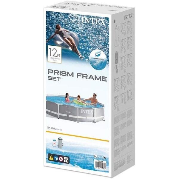 Piscina desmontable redonda INTEX Prism Frame con depuradora 7/7