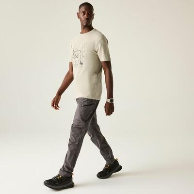 Movement III heren T-shirt met korte mouwen en grafische print 3/4