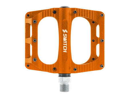 MTB-Fahrradpedal SWITCH FREERIDE XL, orange