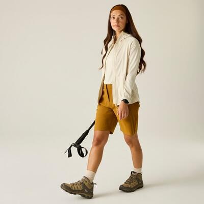 Sous‑vêtement technique extensible femme Nomadic avec capuche et zip intégral 3/7