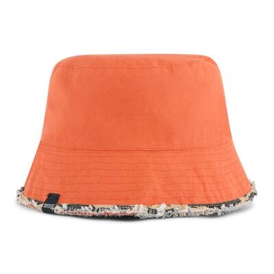 Womens Reversible Bucket Hat 3/4