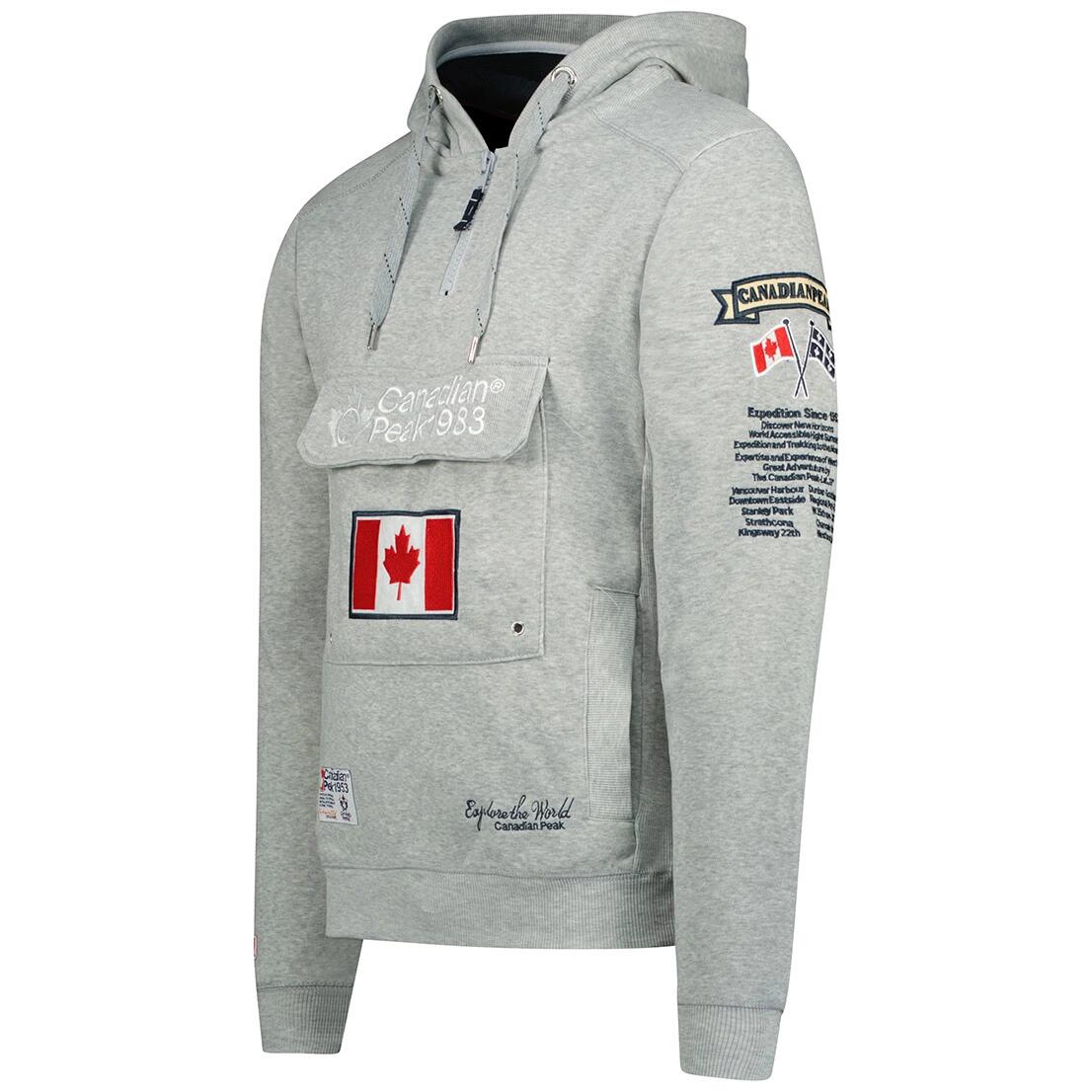 CANADIAN PEAK Bluza GALAPAGOS BGREY CP MEN 054 POP (RBMWW3826H/CP-GRIS MÉLANGÉ) 2/4