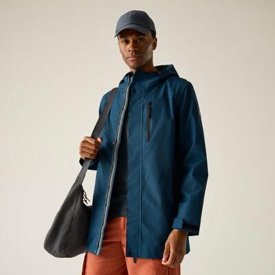 Veste imperméable à capuche longue Daledon pour homme 5/7