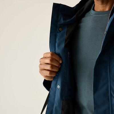 Veste imperméable à capuche longue Daledon pour homme 4/7