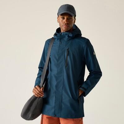 Daledon Longline Herren-Kapuzenjacke, wasserdicht