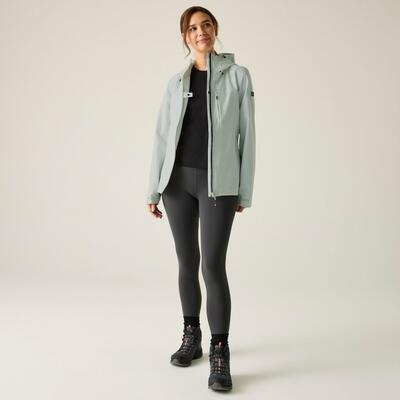 Giacca impermeabile da trekking con cappuccio Oklarna da donna 3/7
