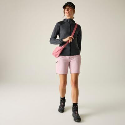 Veste intermédiaire extensible à capuche zippée intégrale Ferna Marl pour femme 3/7