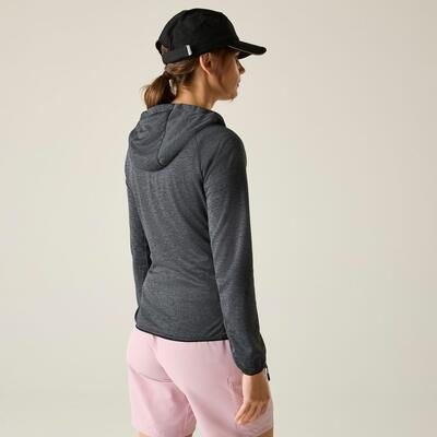 Veste intermédiaire extensible à capuche zippée intégrale Ferna Marl pour femme 2/7