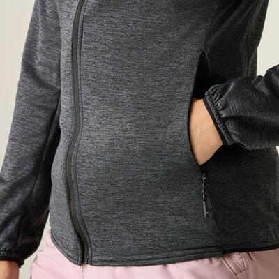 Veste intermédiaire extensible à capuche zippée intégrale Ferna Marl pour femme 4/7