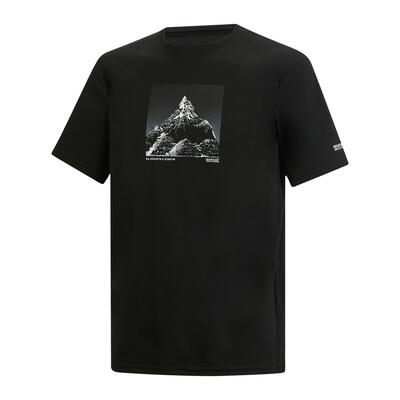 Heren Fingal T-shirt met korte mouwen en gemêleerde print 7/7