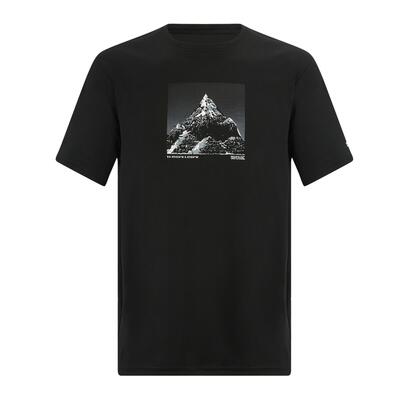 Heren Fingal T-shirt met korte mouwen en gemêleerde print 5/7