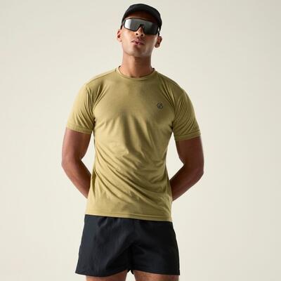 Heren agile t-shirt met korte mouwen voor wandelen