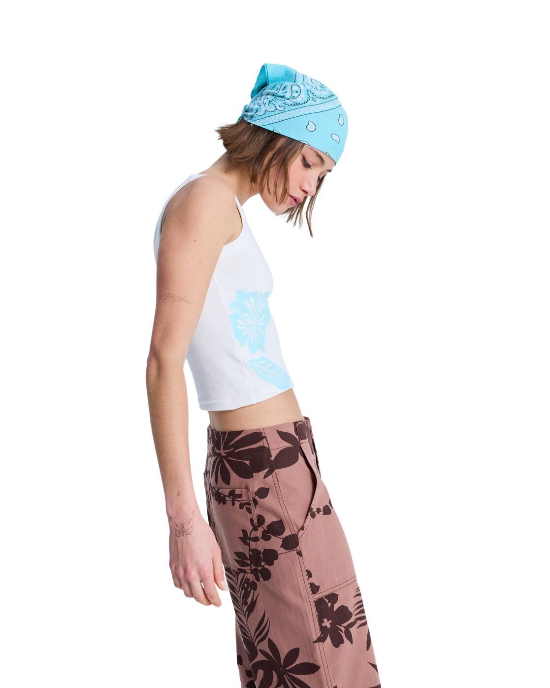Top KEEP IT COOL Weiss Frauen 3/4