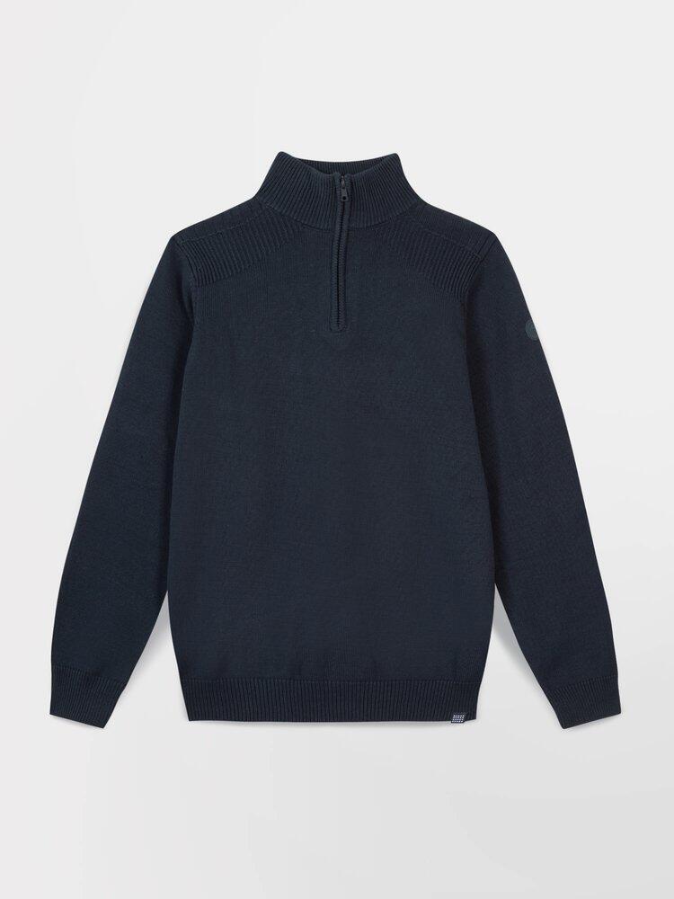 Pull col camionneur Homme - AXELECAM Bleu Marine 5/5