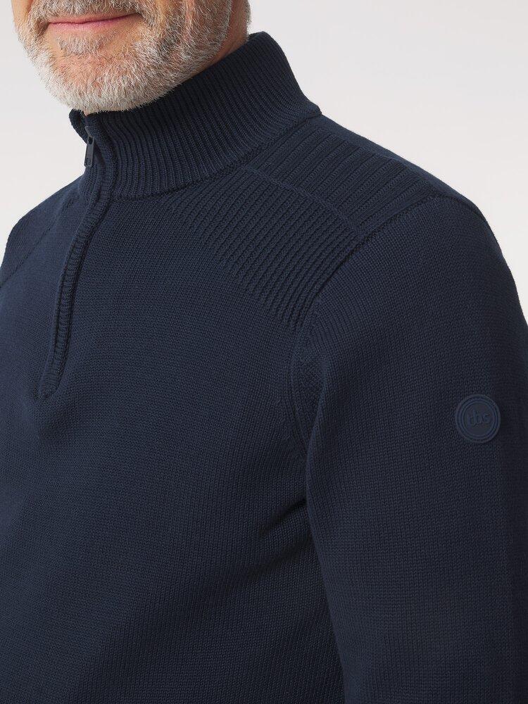 Pull col camionneur Homme - AXELECAM Bleu Marine 4/5