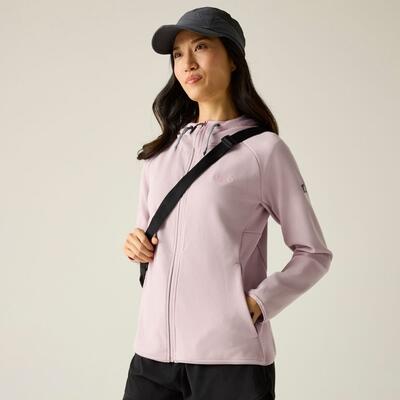 Dames nayna fleece met capuchon en volledige ritssluiting