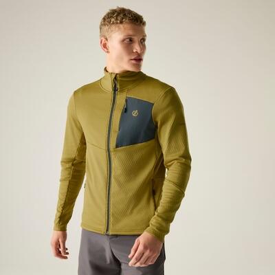 Venture Herren-Stretch-Midlayer mit durchgehendem Reißverschluss