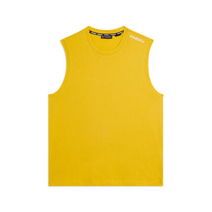 T-shirt sans manches en jersey de coton