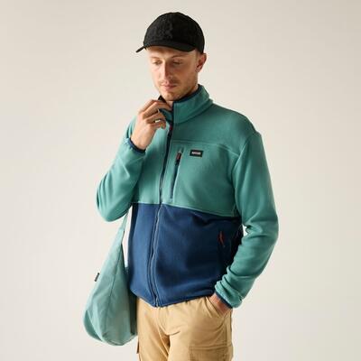 Polaire zippée intégrale Frankie pour homme, color block 5/7