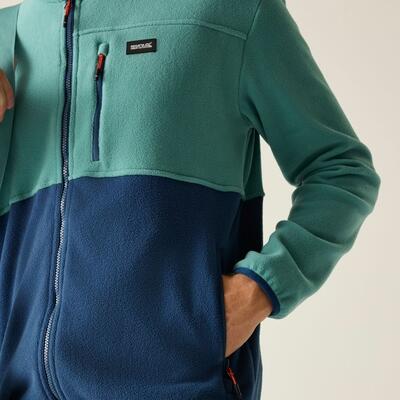 Polaire zippée intégrale Frankie pour homme, color block 4/7