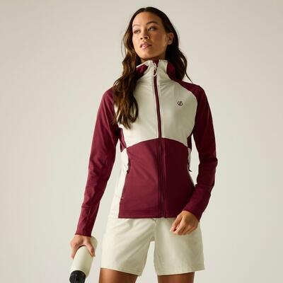 Couche intermédiaire extensible à capuche Evolving III pour femme, color block