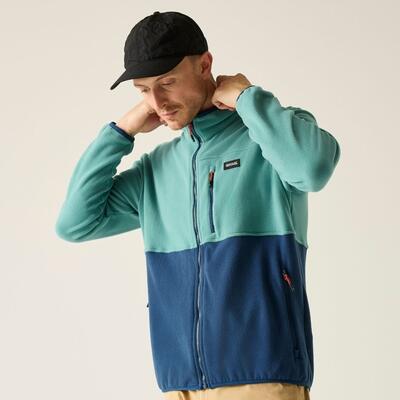 Polaire zippée intégrale Frankie pour homme, color block 6/7