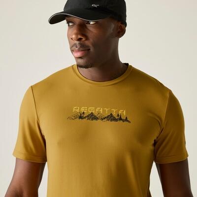 Herren Fingal Stretch Kurzarm-T-Shirt mit Grafik 4/7