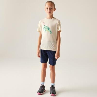 Camiseta gráfica ligera y divertida de manga corta para niños 3/7