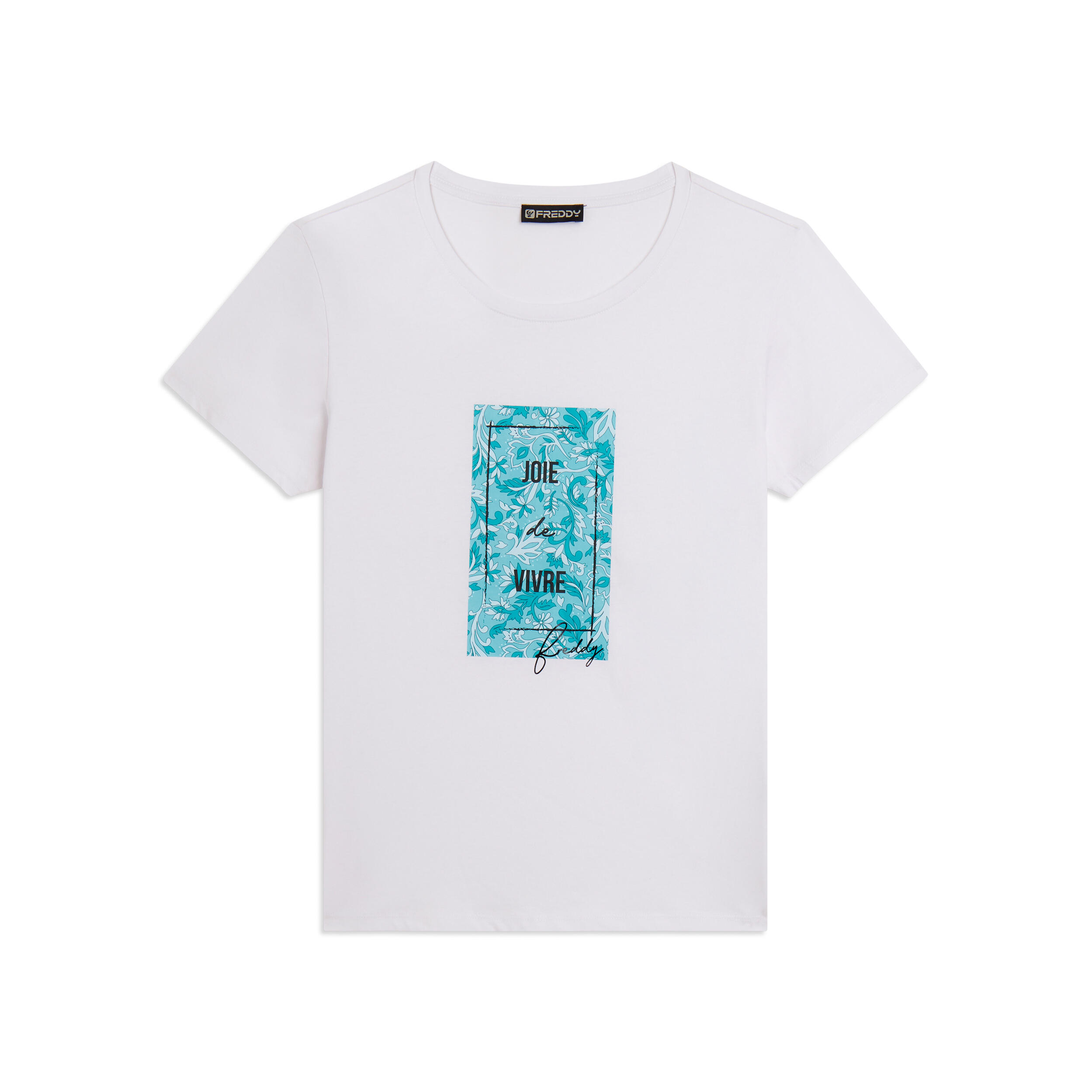 blanc / bleu azur
