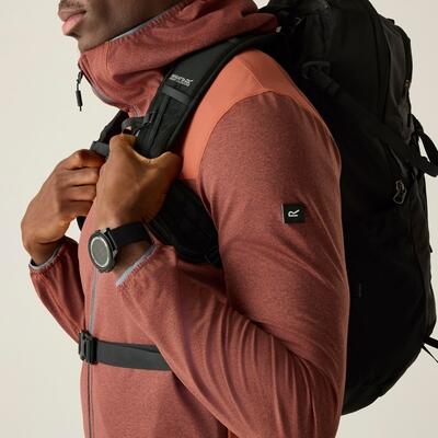 Felpa con cappuccio e cerniera intera Finchdale Marl da uomo 4/7