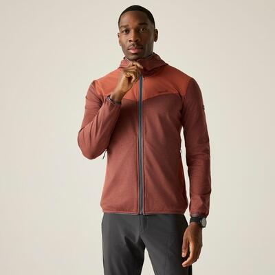 Mens Finchdale Marl Full Zip Hooded Midlayer