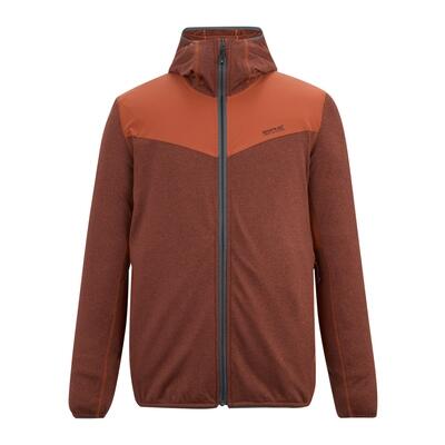 Felpa con cappuccio e cerniera intera Finchdale Marl da uomo 6/7