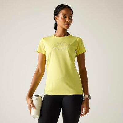 Fingal Damen-T-Shirt mit Slogan und kurzen Ärmeln