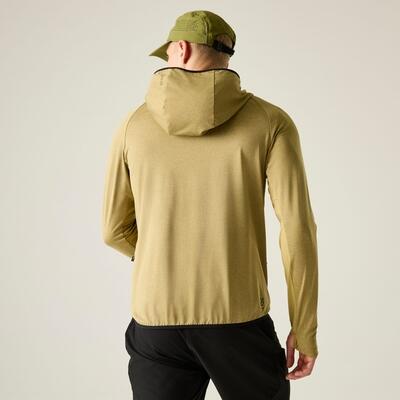 Felpa con cappuccio elasticizzata Assimilate VI da uomo con cerniera completa 2/7