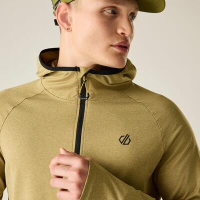 Felpa con cappuccio elasticizzata Assimilate VI da uomo con cerniera completa 4/7