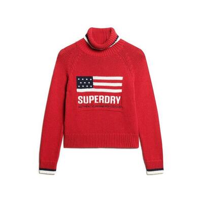 Dames col roulé trui superdry americana