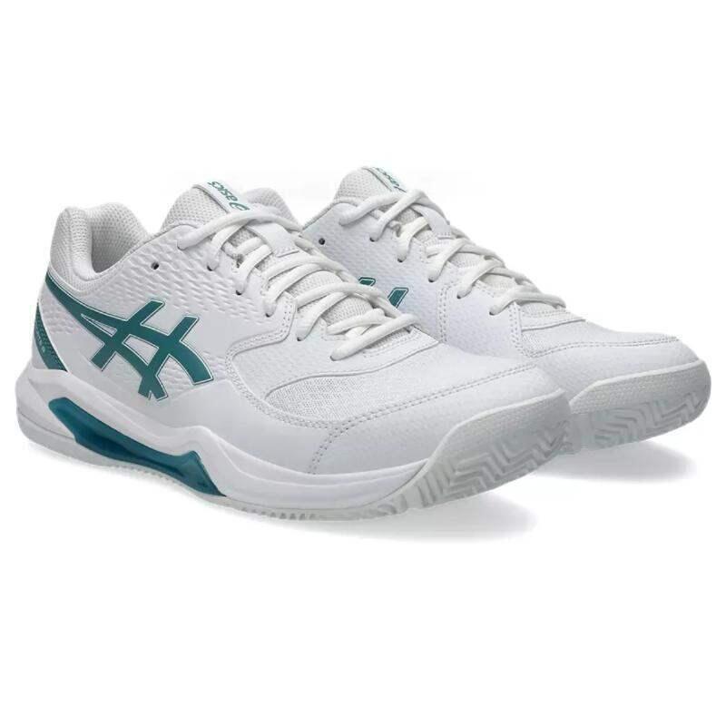 Tênis Asics Gel Dedicate 8 Padel White Pine Green 3/5