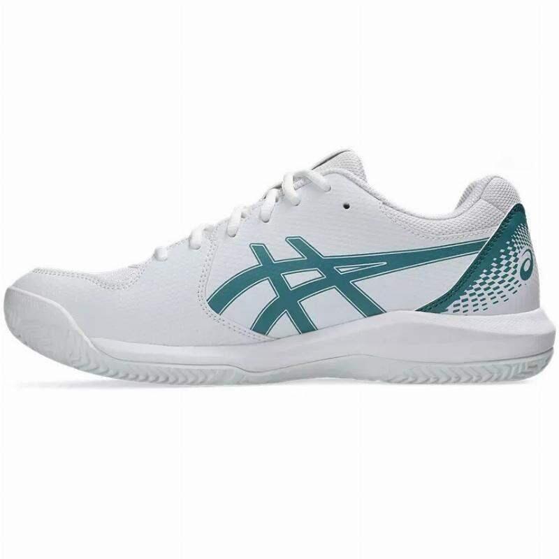 Tênis Asics Gel Dedicate 8 Padel White Pine Green 5/5