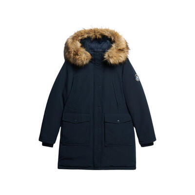 Vrouwen parka met nepbont superdry everest