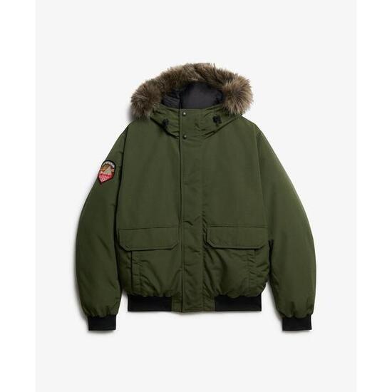 Bomber de piel sintética Superdry Everest