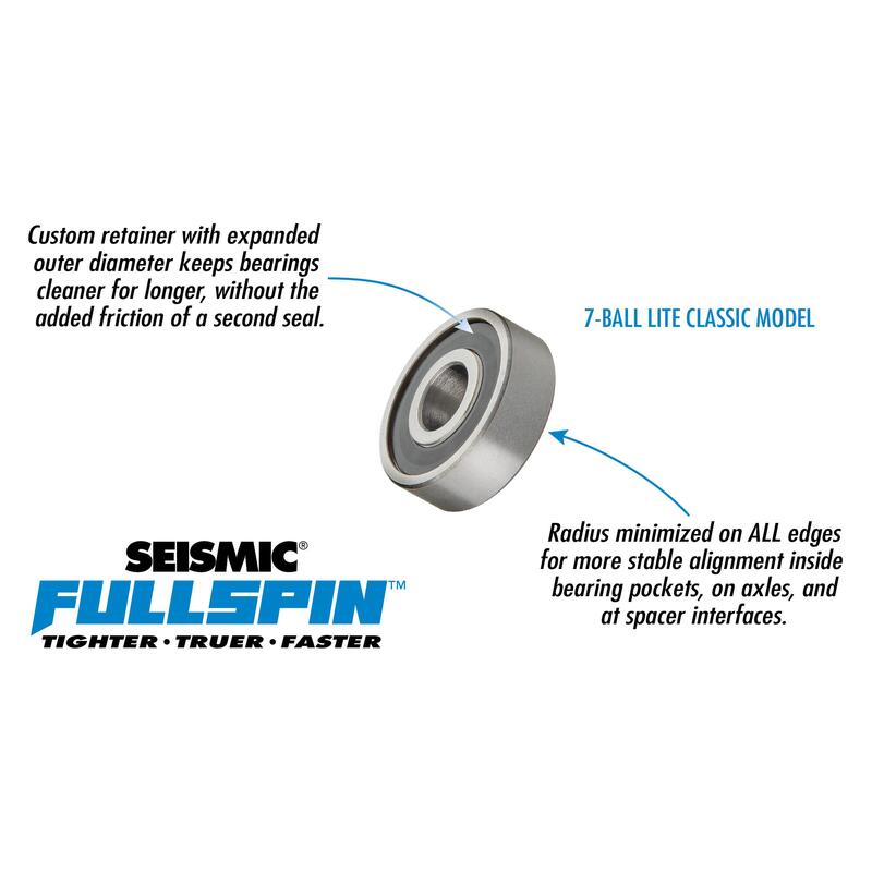 Rulmenți - Fullspin 7-Ball Lite Classic - Brng Flspn 7B Lite Cl - Seismic