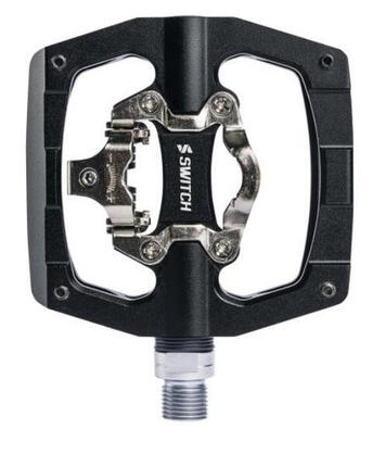 MTB-Fahrradpedal SWITCH NO FOOT, schwarz