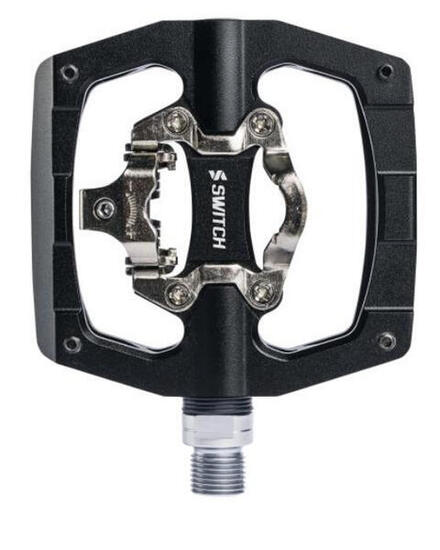 MTB-Fahrradpedal SWITCH NO FOOT, schwarz