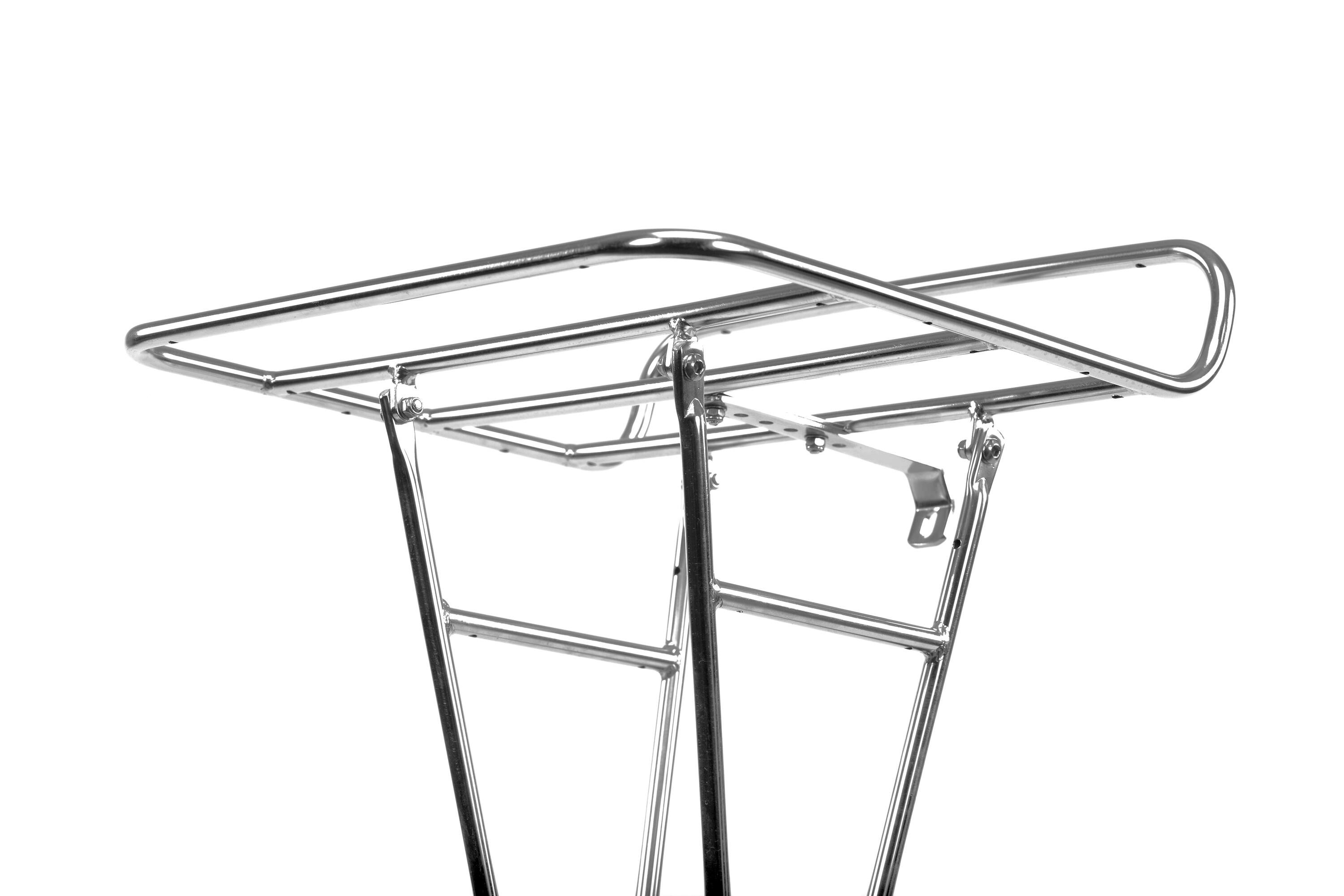 Fahrradtasche - Modell Commuter - Größe M - Vorderradgepäckträger - Edelstahl fü 2/5
