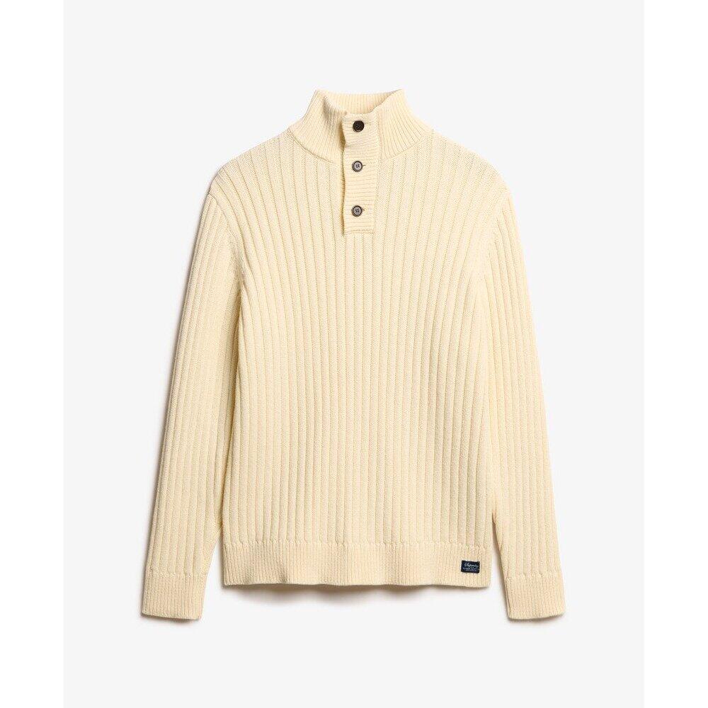 Pull côtelé à col tunisien Superdry 1/6