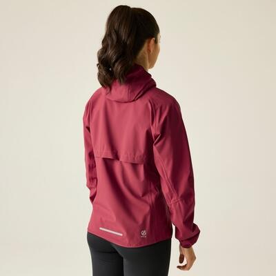 Ultraleichte, wasserdichte Wanderjacke mit Kapuze für Damen 2/7