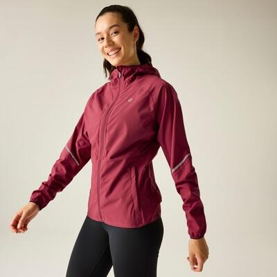 Veste de randonnée imperméable ultra-légère à capuche pour femme