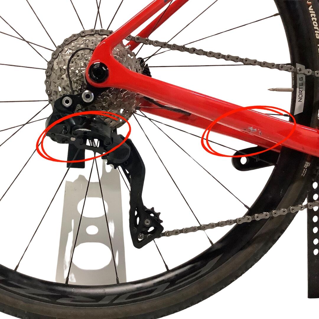 Second Life - Vélo gravel Ridley Griffin A 105 Di2 2x12v Taille S Rouge 2/5