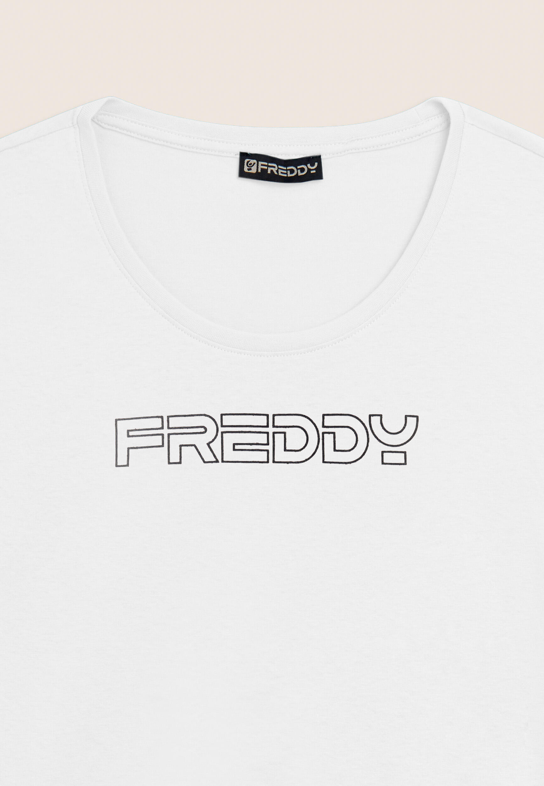 T-shirt met korte mouwen met FREDDY-logo in glitter outline 3/3