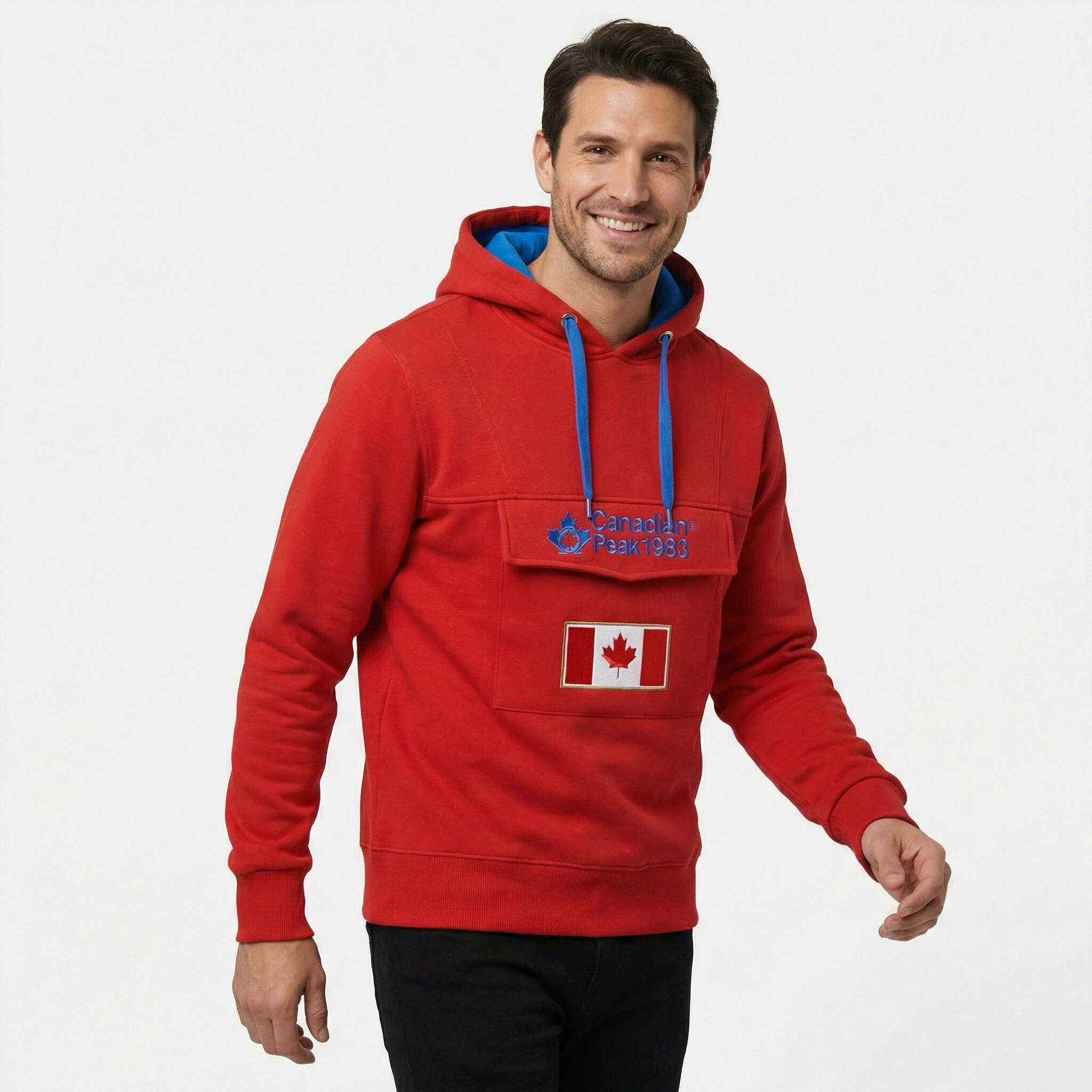 CANADIAN PEAK Bluza GADREAK RED-BLUE RM MEN 054 Sneakers B (RBMWW6300H/CP-ROUGE) 4/4